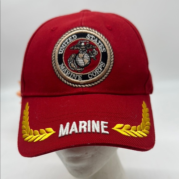 Other - United States Marine Corps Red Baseball Cap Adjustable HT8260